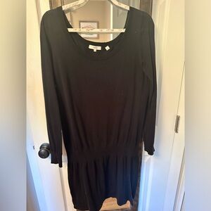 Women’s Black Vince 100% cotton tunic dress size M